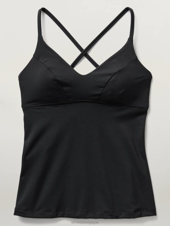 Athleta femmes tankini triangle a-c JRTZ943 maillots de bain noir