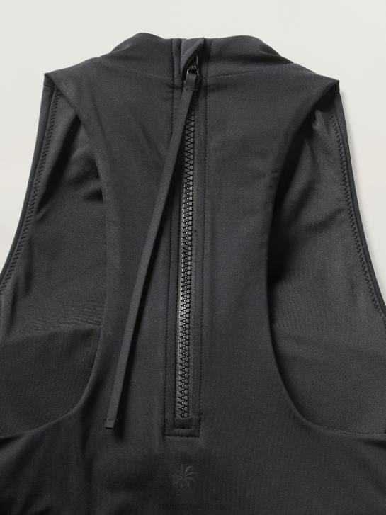 Athleta femmes tankini zippé sport maldives JRTZ939 maillots de bain noir