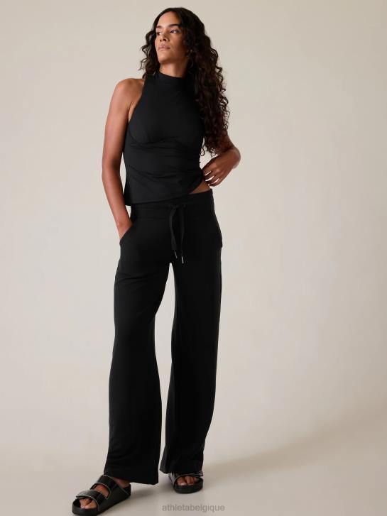 Athleta femmes tankini zippé sport maldives JRTZ939 maillots de bain noir