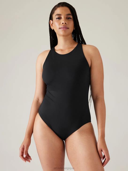 Athleta femmes maillot de bain une pièce maldives JRTZ808 maillots de bain noir