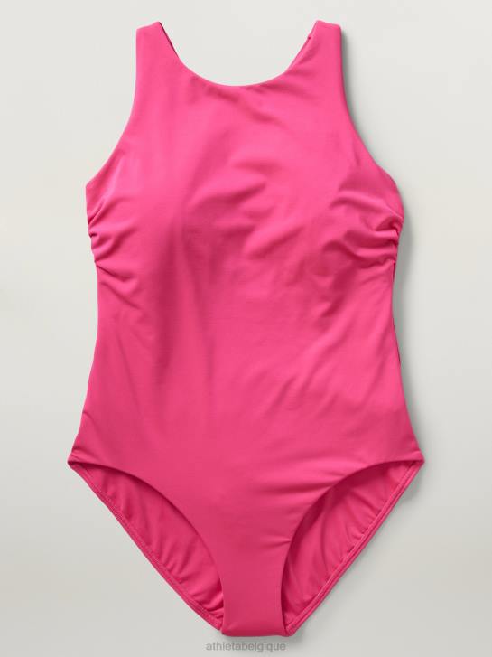 Athleta femmes maillot de bain une pièce maldives JRTZ910 maillots de bain rose tulipe
