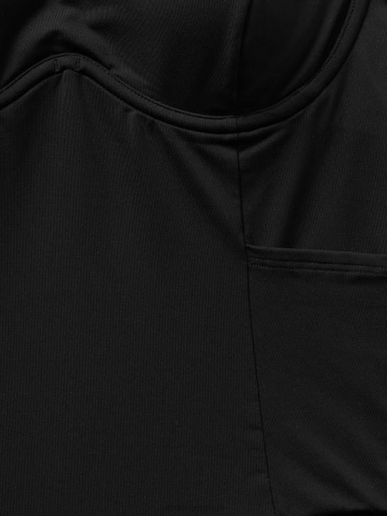 Athleta femmes maillot de bain une pièce sport maldives JRTZ842 maillots de bain noir