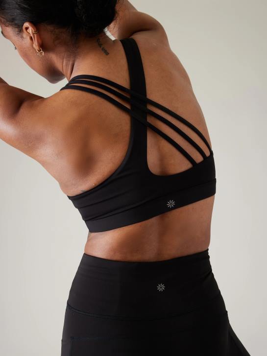 Athleta femmes entraîner le soutien-gorge gratuit d-dd JRTZ671 soutiens-gorge et sous-vêtements | noir