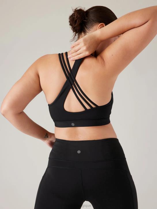 Athleta femmes entraîner le soutien-gorge gratuit d-dd JRTZ671 soutiens-gorge et sous-vêtements | noir