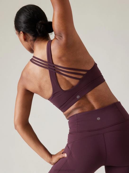 Athleta femmes entraîner le soutien-gorge gratuit d-dd JRTZ719 soutiens-gorge et sous-vêtements | cabernet épicé
