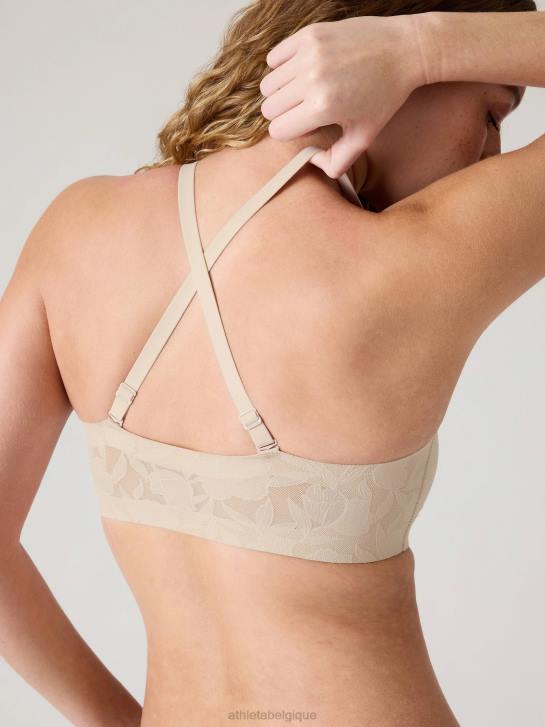 Athleta femmes soutien-gorge ajustable rituel d-dd JRTZ615 soutiens-gorge et sous-vêtements | dentelle beige