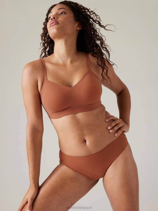 Athleta femmes soutien-gorge ajustable rituel d-dd JRTZ634 soutiens-gorge et sous-vêtements | brun cuivré