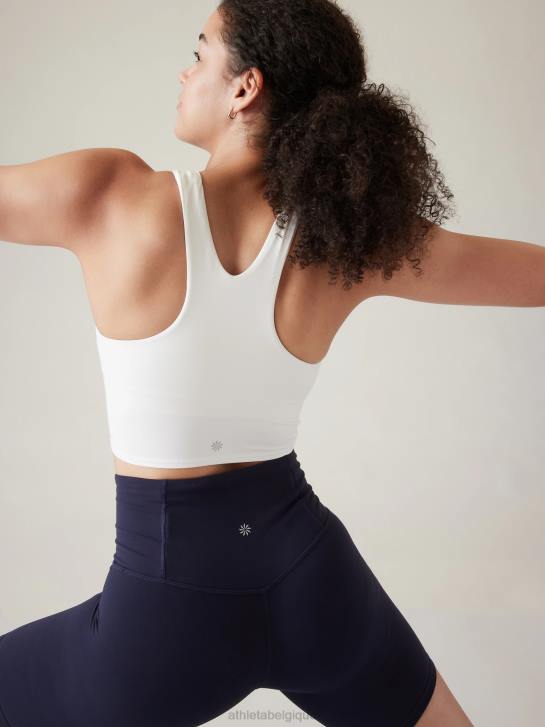 Athleta femmes soutien-gorge court conscient d-dd JRTZ275 soutiens-gorge et sous-vêtements | blanc