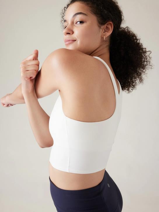 Athleta femmes soutien-gorge court conscient d-dd JRTZ275 soutiens-gorge et sous-vêtements | blanc