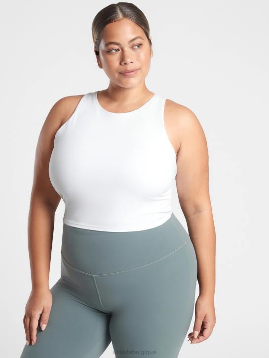 Athleta femmes soutien-gorge court conscient d-dd JRTZ275 soutiens-gorge et sous-vêtements | blanc