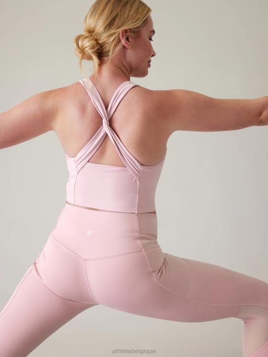 Athleta femmes soutien-gorge court torsadé conscient d-dd JRTZ722 soutiens-gorge et sous-vêtements | bégonia