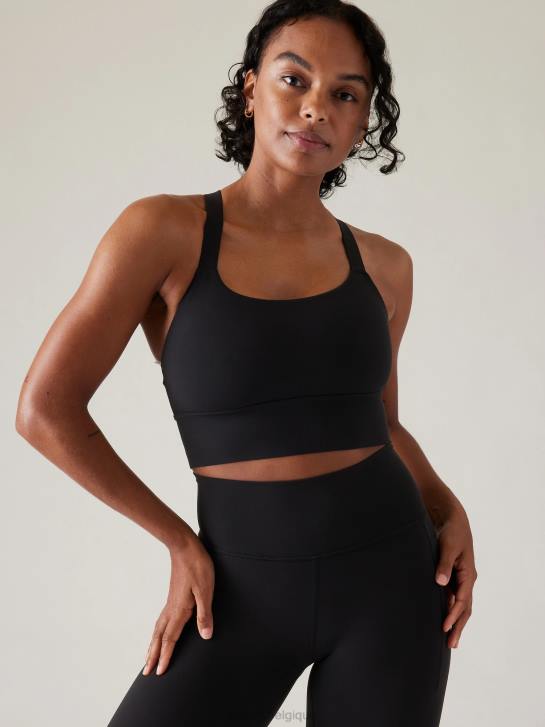 Athleta femmes soutien-gorge long Warrior d-dd+ JRTZ591 soutiens-gorge et sous-vêtements | noir