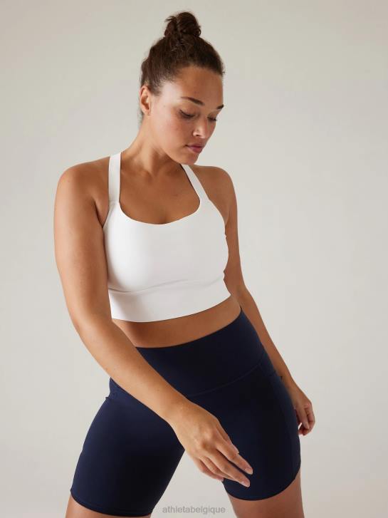 Athleta femmes soutien-gorge long Warrior d-dd+ JRTZ663 soutiens-gorge et sous-vêtements | blanc