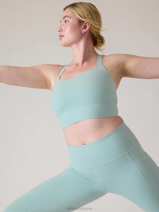 Athleta femmes soutien-gorge long Warrior d-dd+ JRTZ720 soutiens-gorge et sous-vêtements | bleu de l'aube