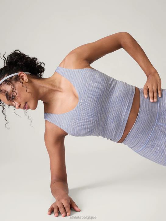 Athleta femmes transcend - soutien-gorge court à col en V d-dd JRTZ248 soutiens-gorge et sous-vêtements | imprimé machaon nova