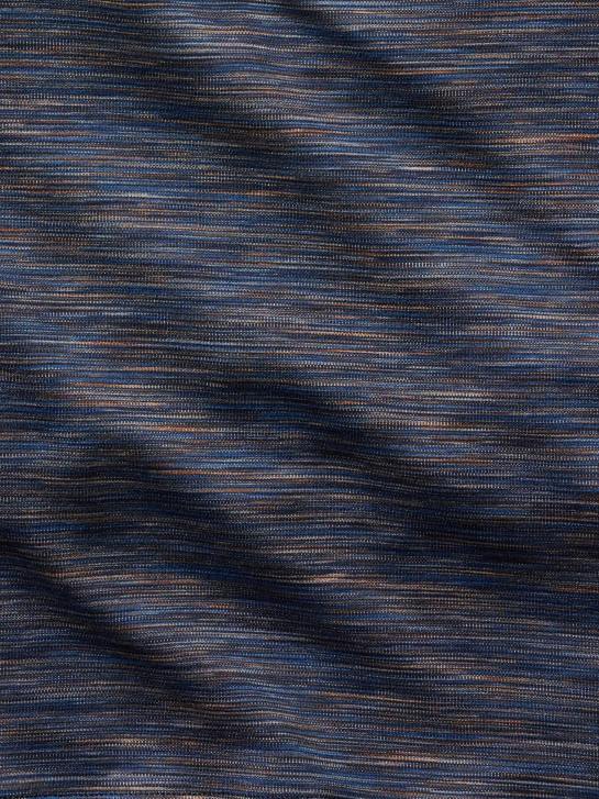 Athleta femmes transcend - soutien-gorge court à col en V d-dd JRTZ405 soutiens-gorge et sous-vêtements | imprimé nova bleu marine