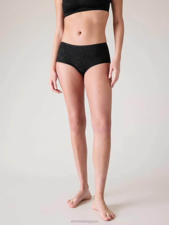 Athleta femmes sous-vêtement boyshort rituel JRTZ640 soutiens-gorge et sous-vêtements | dentelle noire