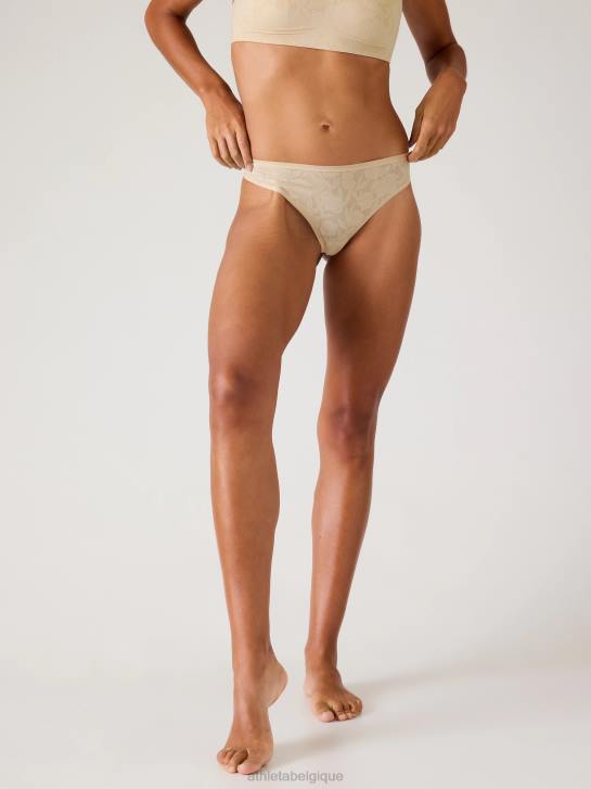 Athleta femmes sous-vêtement string rituel JRTZ644 soutiens-gorge et sous-vêtements | dentelle beige