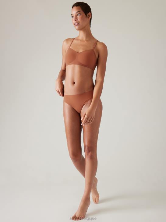 Athleta femmes sous-vêtement string rituel JRTZ703 soutiens-gorge et sous-vêtements | brun cuivré