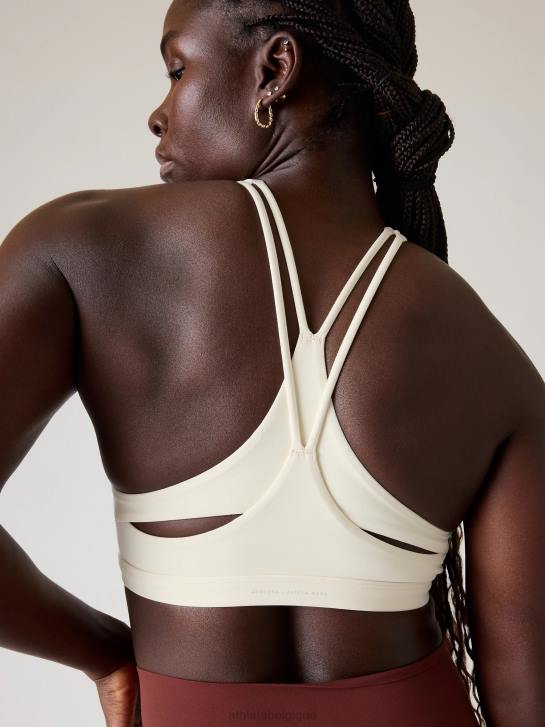 Athleta femmes les clés transcendent le soutien-gorge a-c JRTZ732 soutiens-gorge et sous-vêtements | crème chantilly