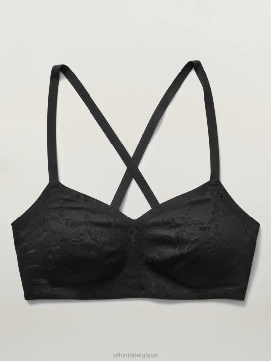 Athleta femmes soutien-gorge ajustable rituel a-c JRTZ610 soutiens-gorge et sous-vêtements | dentelle noire