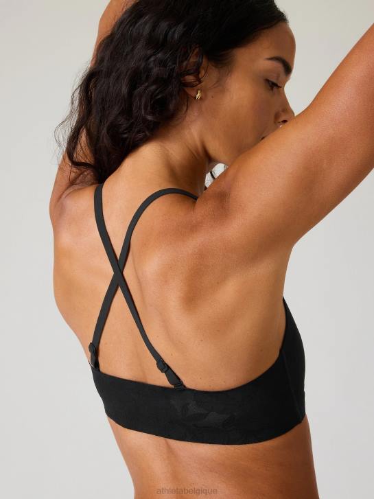 Athleta femmes soutien-gorge ajustable rituel a-c JRTZ610 soutiens-gorge et sous-vêtements | dentelle noire
