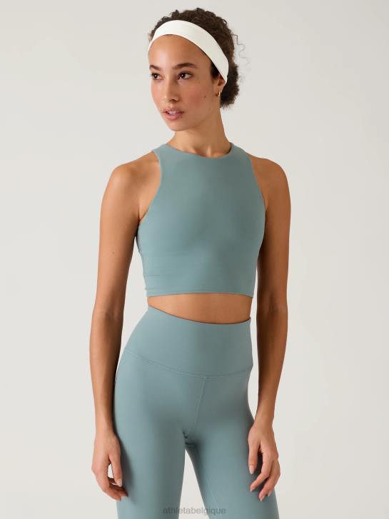 Athleta femmes soutien-gorge court conscient a-c JRTZ397 soutiens-gorge et sous-vêtements | vert oxydé