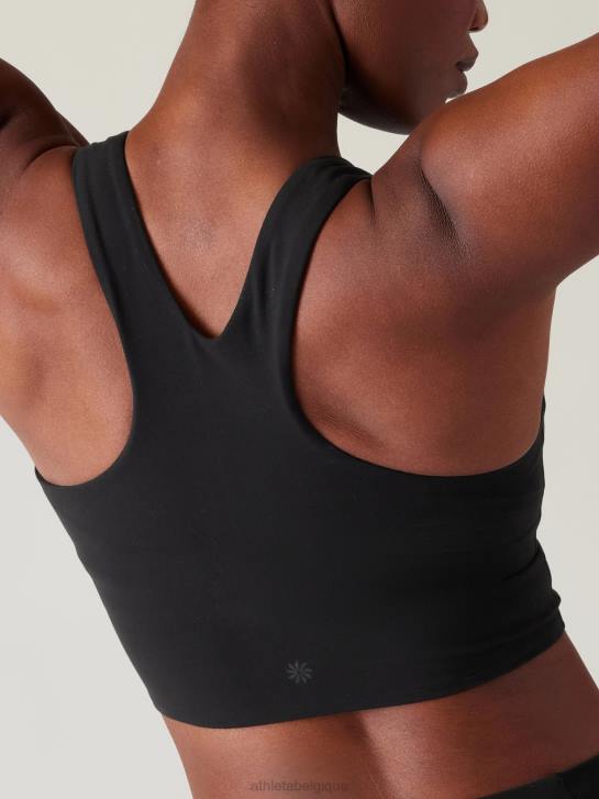 Athleta femmes soutien-gorge court conscient a-c JRTZ490 soutiens-gorge et sous-vêtements | noir
