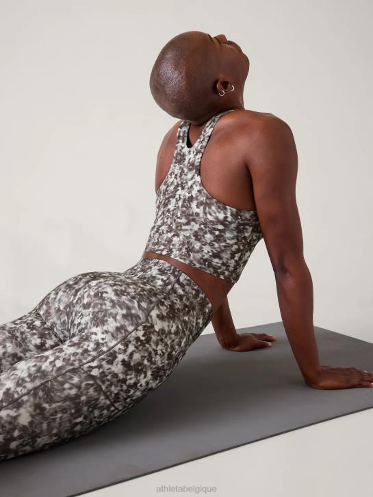 Athleta femmes soutien-gorge court conscient a-c JRTZ683 soutiens-gorge et sous-vêtements | noir fleuri