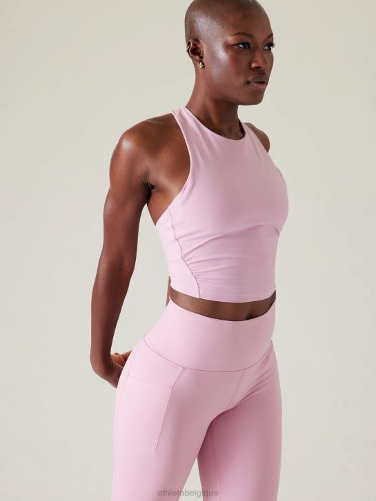 Athleta femmes soutien-gorge court torsadé conscient a-c JRTZ235 soutiens-gorge et sous-vêtements | bégonia
