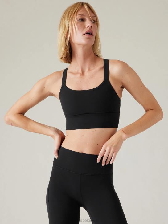 Athleta femmes soutien-gorge long guerrier a-c JRTZ590 soutiens-gorge et sous-vêtements | noir
