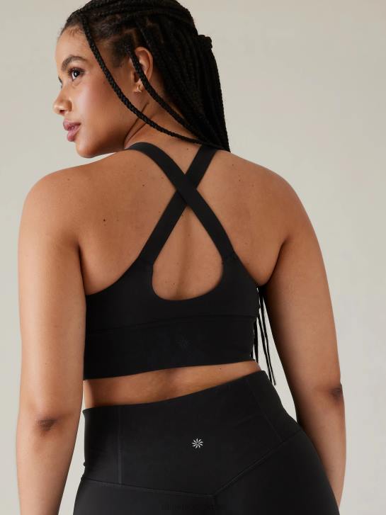 Athleta femmes soutien-gorge long guerrier a-c JRTZ590 soutiens-gorge et sous-vêtements | noir