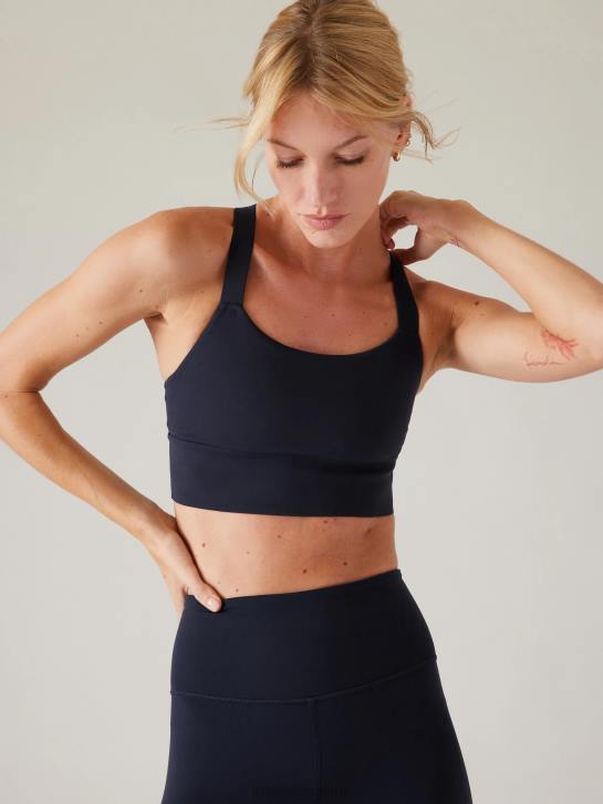 Athleta femmes soutien-gorge long guerrier a-c JRTZ601 soutiens-gorge et sous-vêtements | marine