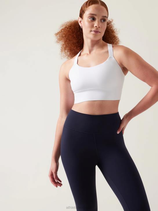 Athleta femmes soutien-gorge long guerrier a-c JRTZ662 soutiens-gorge et sous-vêtements | blanc