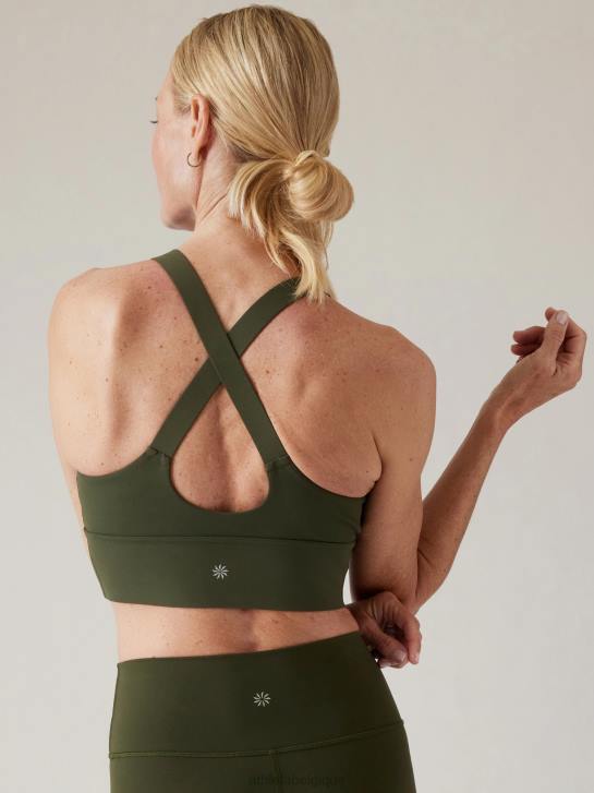 Athleta femmes soutien-gorge long guerrier a-c JRTZ723 soutiens-gorge et sous-vêtements | tremble, olive
