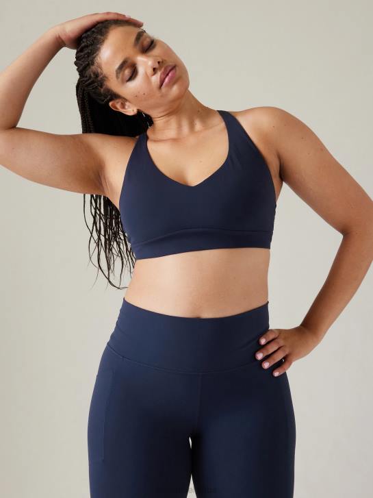 Athleta femmes soutien-gorge réconfort a-c JRTZ595 soutiens-gorge et sous-vêtements | marine