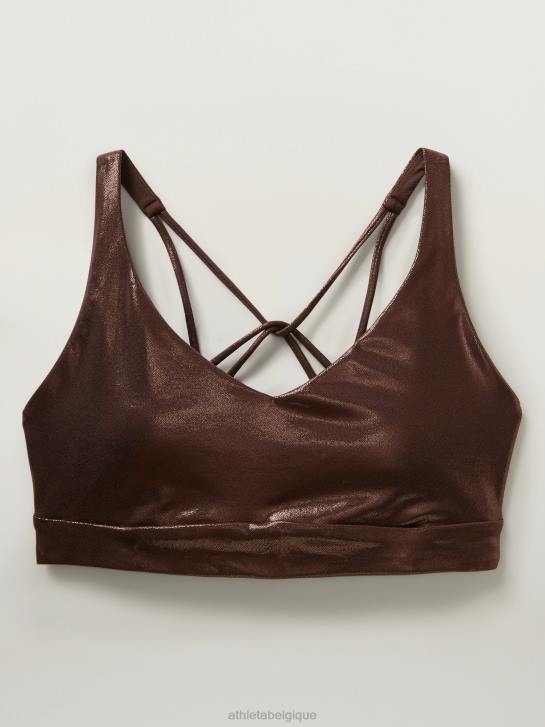 Athleta femmes soutien-gorge réconfort a-c JRTZ606 soutiens-gorge et sous-vêtements | éclat brun grillé
