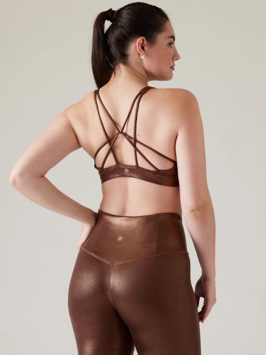 Athleta femmes soutien-gorge réconfort a-c JRTZ606 soutiens-gorge et sous-vêtements | éclat brun grillé