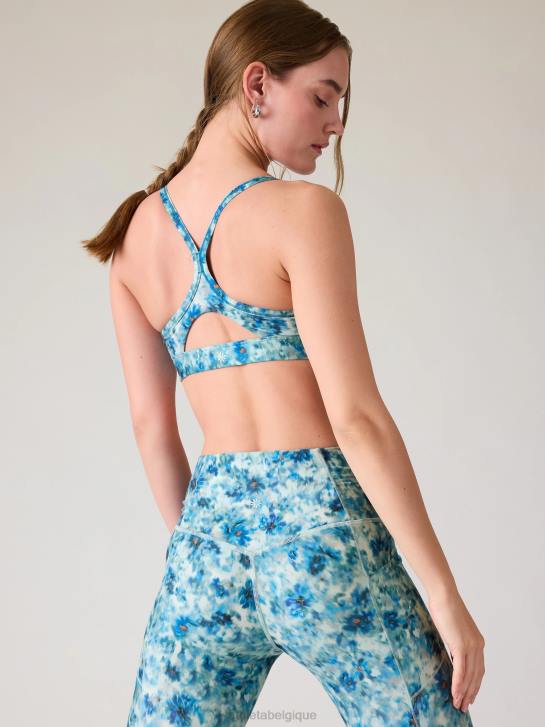 Athleta femmes soutien-gorge vital a-c JRTZ729 soutiens-gorge et sous-vêtements | floral opalin bleu