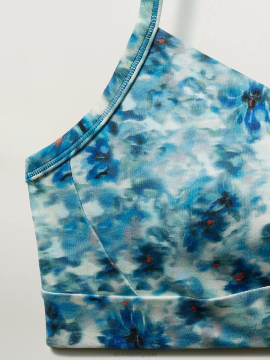 Athleta femmes soutien-gorge vital a-c JRTZ729 soutiens-gorge et sous-vêtements | floral opalin bleu