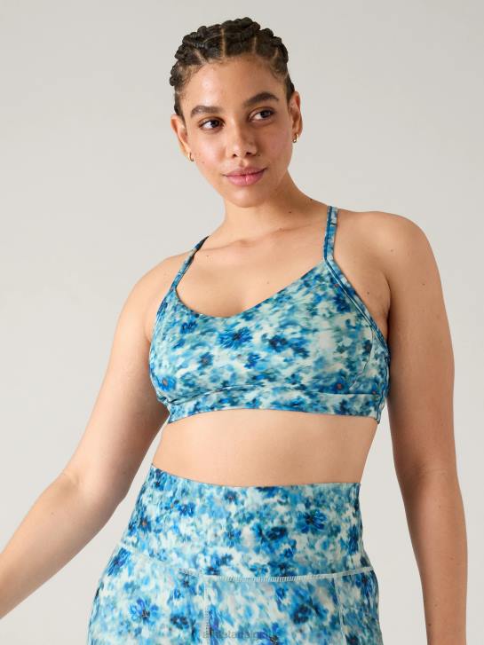 Athleta femmes soutien-gorge vital a-c JRTZ729 soutiens-gorge et sous-vêtements | floral opalin bleu
