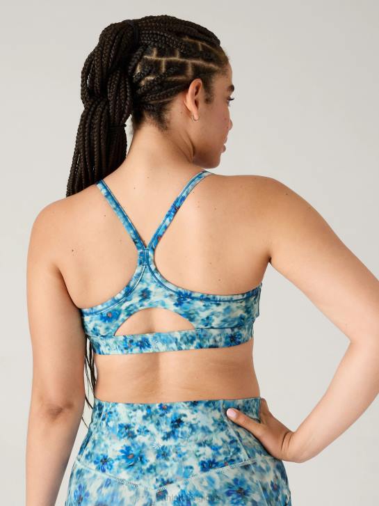 Athleta femmes soutien-gorge vital a-c JRTZ729 soutiens-gorge et sous-vêtements | floral opalin bleu