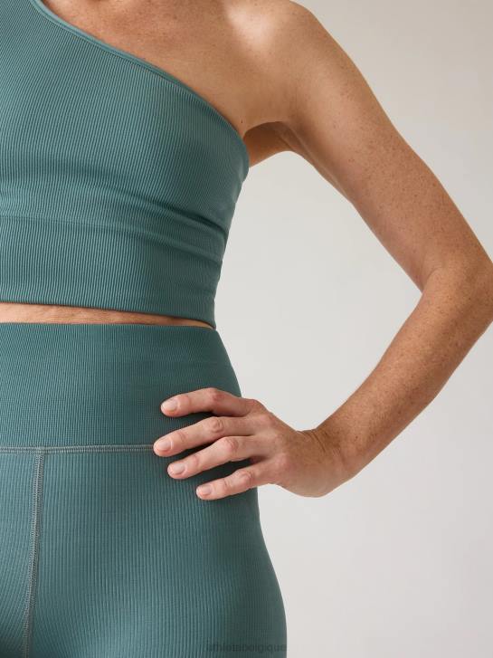 Athleta femmes Aurora moulant sans couture JRTZ103 vêtements vert oxydé