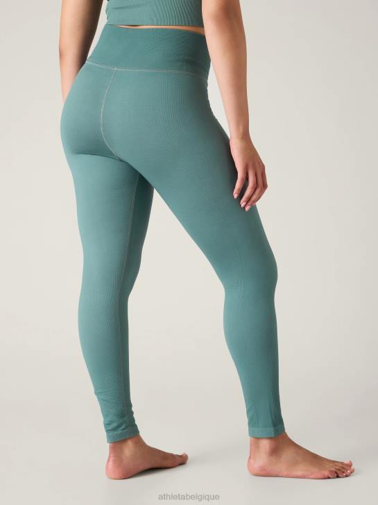 Athleta femmes Aurora moulant sans couture JRTZ103 vêtements vert oxydé