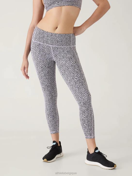 Athleta femmes Collant 7/8 texturé Ultimate Stash JRTZ19 vêtements camilla eau violette texture