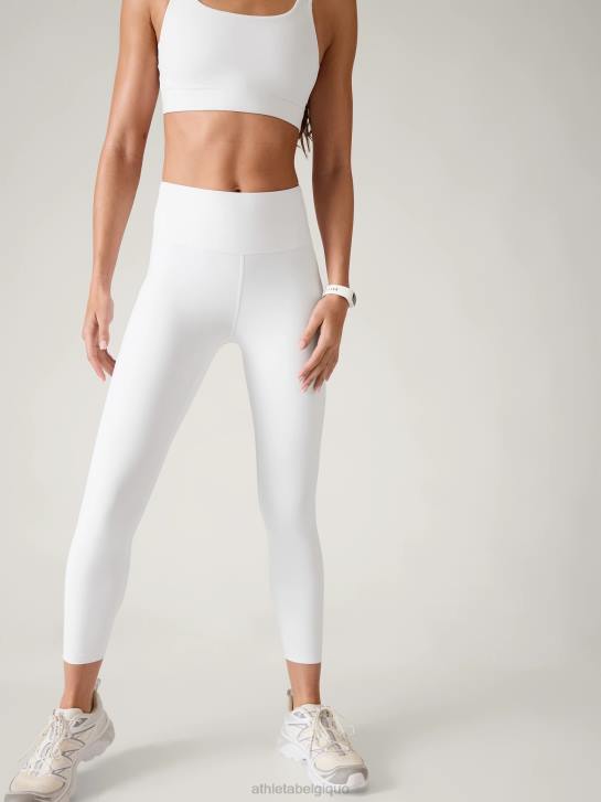 Athleta femmes cachette d'intervalle 7/8 serrée JRTZ146 vêtements blanc brillant