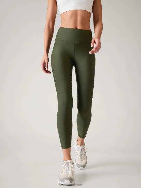 Athleta femmes cachette d'intervalle 7/8 serrée JRTZ1 vêtements tremble, olive