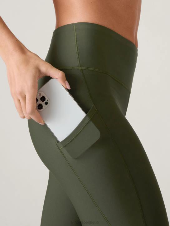 Athleta femmes cachette d'intervalle 7/8 serrée JRTZ1 vêtements tremble, olive