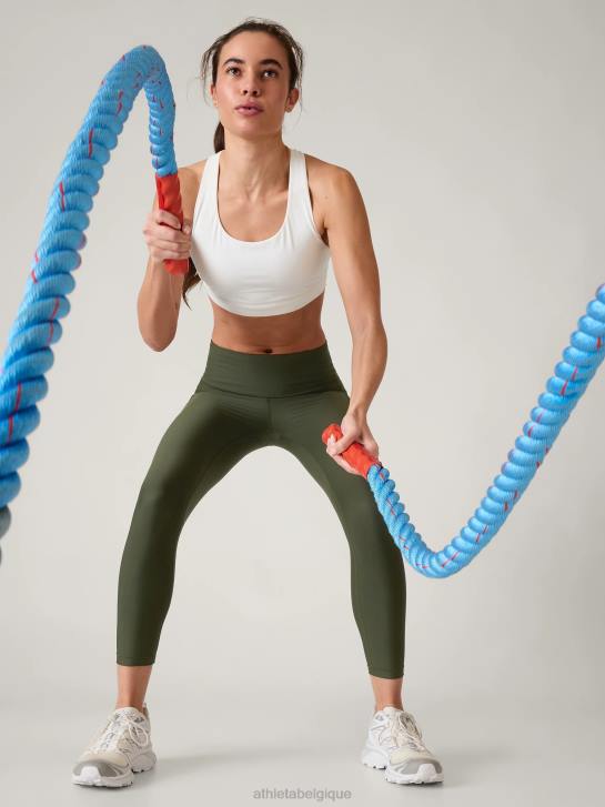 Athleta femmes cachette d'intervalle 7/8 serrée JRTZ1 vêtements tremble, olive