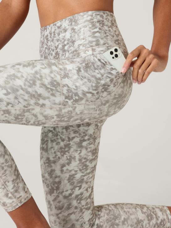 Athleta femmes cachette de salutation 7/8 serrée JRTZ119 vêtements pyrite florale opaline